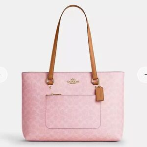 Coach Light Pink Station Tote